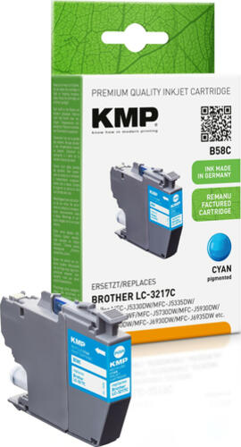 KMP B58C Druckerpatrone 1 Stück(e) Kompatibel Cyan