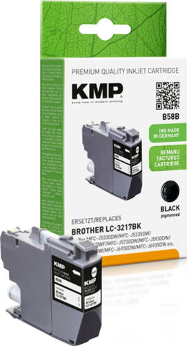 KMP B58B Druckerpatrone 1 Stück(e) Kompatibel Schwarz