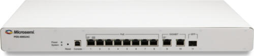 Microsemi PDS-408G Managed L2 Gigabit Ethernet (10/100/1000) Power over Ethernet (PoE) Weiß