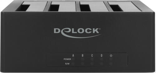 DeLOCK 63930 Speicherlaufwerk-Docking-Station USB 3.2 Gen 1 (3.1 Gen 1) Type-B Schwarz