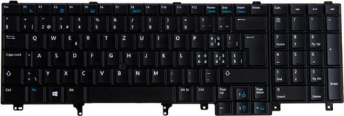 Origin Storage KB-CGCX2 Tastatur Schweiz Schwarz