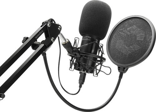 SPEEDLINK Volity Ready Schwarz Studio-Mikrofon