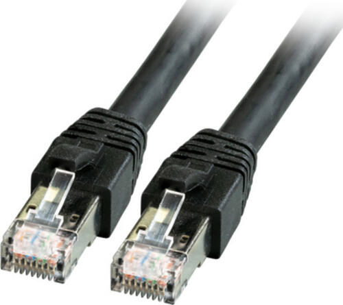 EFB Elektronik K5528SW.0.5 Netzwerkkabel Schwarz 0,5 m Cat8.1 S/FTP (S-STP)