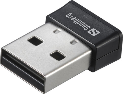 Sandberg Micro Wifi Dongle, 2.4GHz/5GHz WLAN, USB-A 2.0