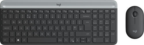 Logitech MK470 Tastatur Maus enthalten RF Wireless QWERTY Tschechisch Graphit