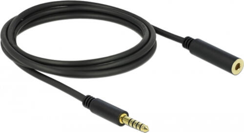 DeLOCK 85797 Audio-Kabel 2 m 4.4mm Schwarz