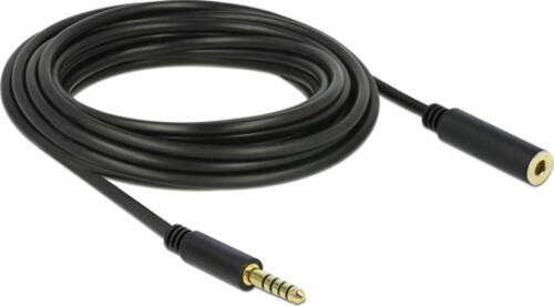 DeLOCK 85799 Audio-Kabel 5 m 4.4mm Schwarz