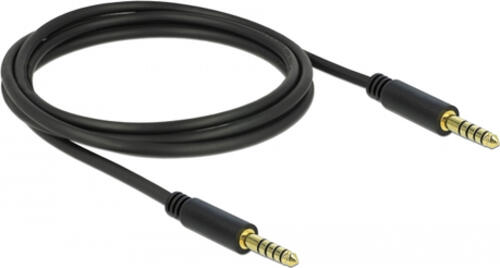 DeLOCK 85792 Audio-Kabel 2 m 4.4mm Schwarz