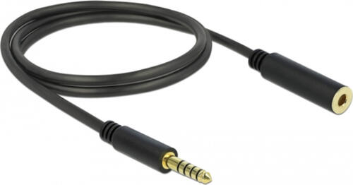 DeLOCK 85796 Audio-Kabel 1 m 4.4mm Schwarz