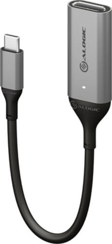 ALOGIC ULUCDP-ADP USB-Grafikadapter 3840 x 2160 Pixel Schwarz, Grau