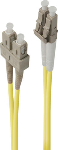 ALOGIC LCSC-0.5-OS2 InfiniBand/fibre optic cable 0,5 m LC SC Gelb