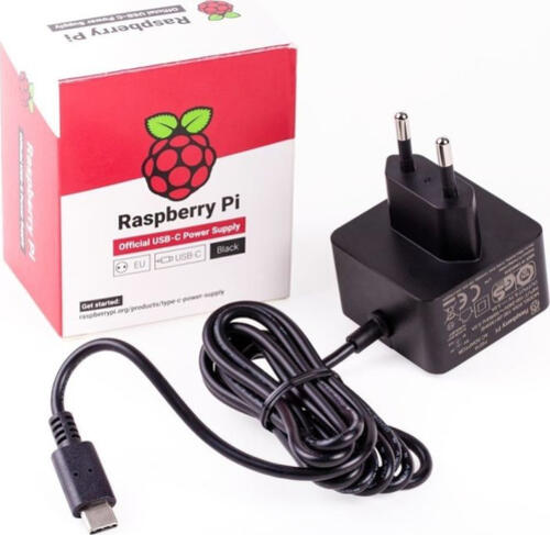 Raspberry Pi RPI PS 15W BK EU Netzteil & Spannungsumwandler Drinnen 15,3 W Schwarz