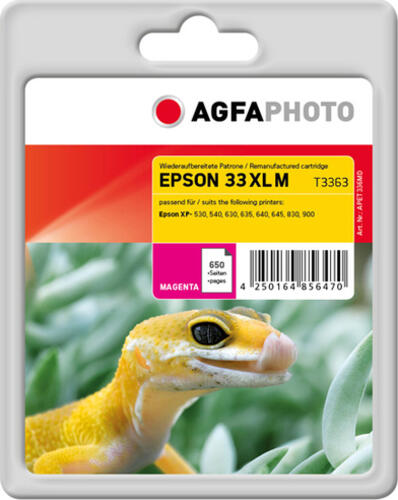 AgfaPhoto APET336MD Druckerpatrone 1 Stück(e) Kompatibel Magenta