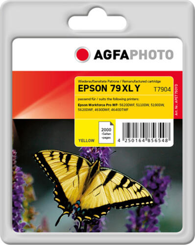 AgfaPhoto APET790YD Druckerpatrone 1 Stück(e) Kompatibel Gelb