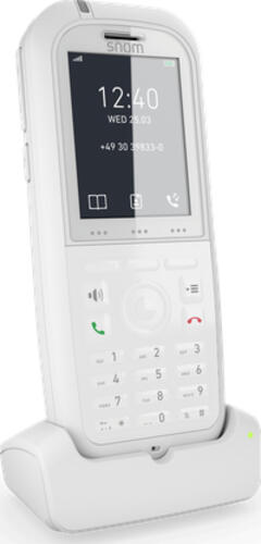 Snom M90 DECT-Telefon-Mobilteil Anrufer-Identifikation Weiß