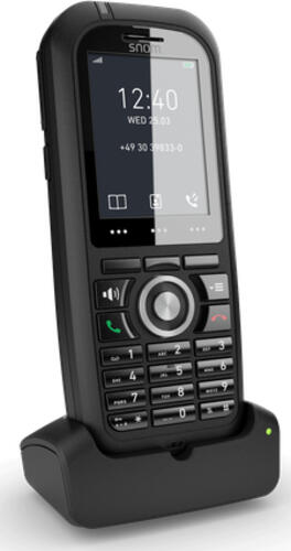 Snom M80 DECT-Telefon-Mobilteil Anrufer-Identifikation Schwarz