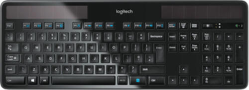 Logitech Wireless Solar Keyboard K750 Tastatur RF Wireless QWERTZ Schweiz Schwarz
