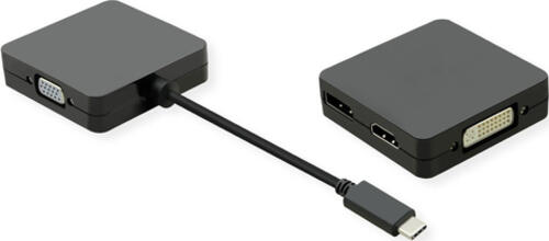 VALUE 12.99.3231 laptop-dockingstation & portreplikator USB 3.2 Gen 1 (3.1 Gen 1) Type-C Schwarz