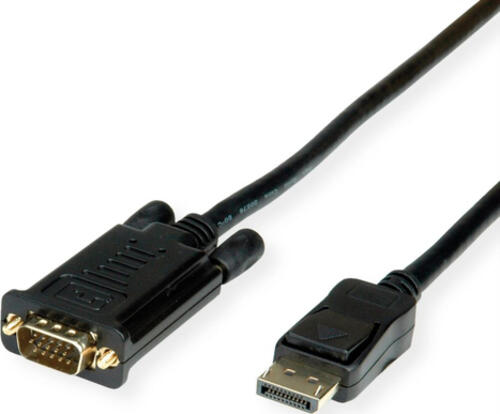 VALUE 11.99.5801 DisplayPort-Kabel 1,5 m VGA (D-Sub) Schwarz