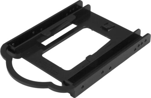 StarTech.com 2,5 HDD / SDD Montagebügel für 3,5 Laufwerksschächte - 5 Stück - Werkzeuglose Installation - 2,5 Zoll SSD HDD Adapter Bügel - Festplatten-Montagesatz