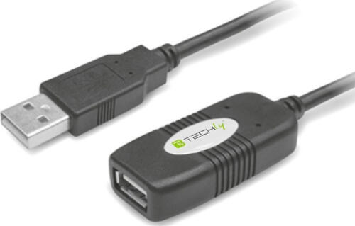 EFB Elektronik IUSB-REP10TY USB Kabel 10 m USB 2.0 USB A Schwarz