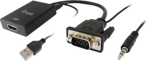 Equip HD15 VGA auf HDMI Adapter mit Audio