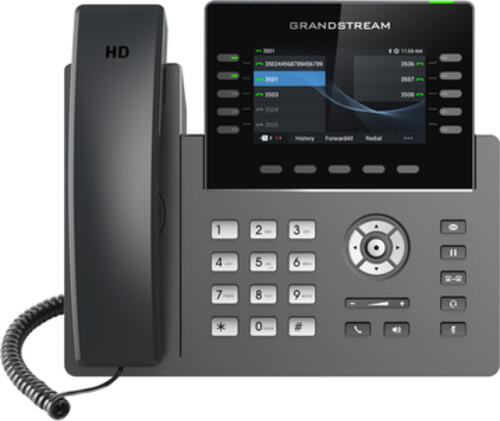 Grandstream Networks GRP2615 IP-Telefon Schwarz, Grau 10 Zeilen TFT WLAN