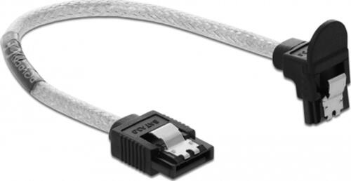 DeLOCK 85344 SATA-Kabel 0,2 m SATA 7-pin Schwarz, Transparent