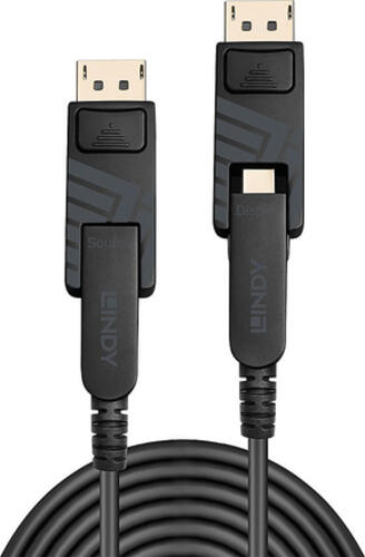 Lindy 38480 DisplayPort-Kabel 10 m Mini DisplayPort Schwarz