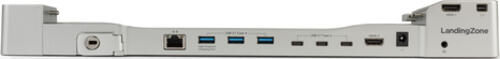 Quinta LANDINGZONE Pro TouchBar Dockingstation Verkabelt USB 3.2 Gen 1 (3.1 Gen 1) Type-C Silber