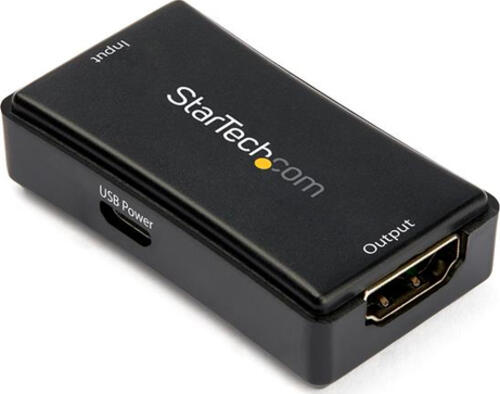 StarTech.com 14m HDMI Verstärker - 4K 60Hz - USB betrieben - HDMI Signalverstärker/Verlängerung - HDMI Inline Repeater/Booster - Aktiver 4K60 HDMI Video Extender - 7.1 Audio Unterstützung
