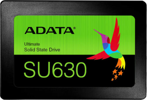 1.9 TB SSD ADATA Ultimate SU630, SATA 6Gb/s, lesen: 520MB/s, schreiben: 450MB/s, TBW: 400TB
