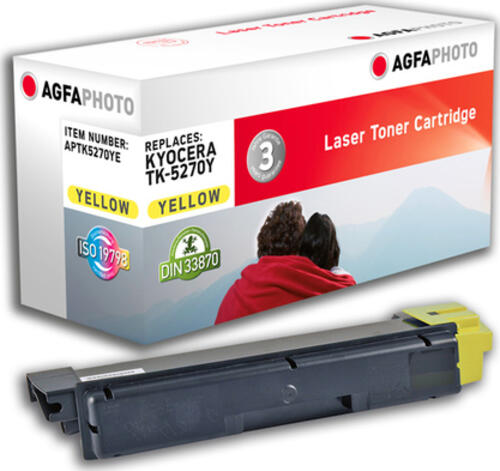 AgfaPhoto APTK5270YE Tonerkartusche 1 Stück(e) Kompatibel Gelb