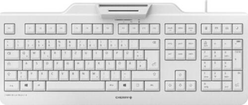 CHERRY SECURE BOARD 1.0 WHT/GREY Tastatur USB QWERTY UK Englisch Grau