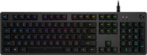 Logitech G G512 CARBON LIGHTSYNC RGB Mechanical Gaming Keyboard with GX Brown switches Tastatur USB QWERTY Spanisch Karbon