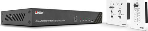 Lindy 38288 Audio-/Video-Leistungsverstärker AV-Sender & -Empfänger Schwarz, Weiß