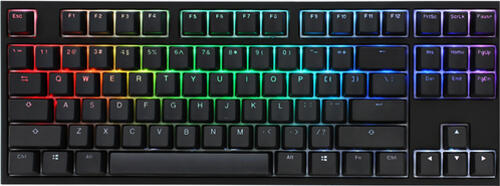 Ducky One 2 RGB TKL Tastatur USB Deutsch Schwarz