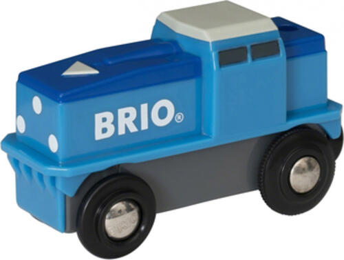 BRIO Blaue Batterie-Frachtlok