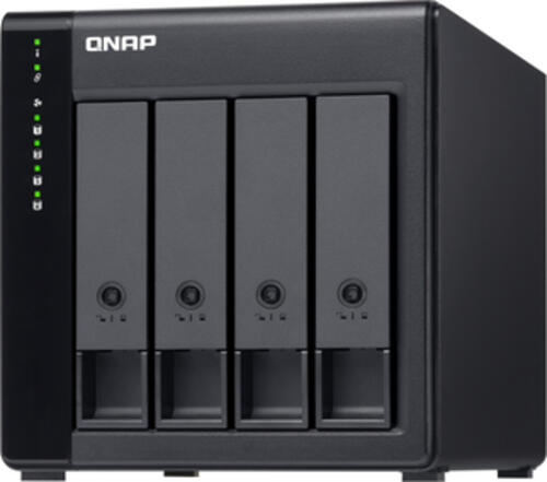 QNAP TL-D400S Speicherlaufwerksgehäuse HDD / SSD-Gehäuse Schwarz, Grau 2.5/3.5