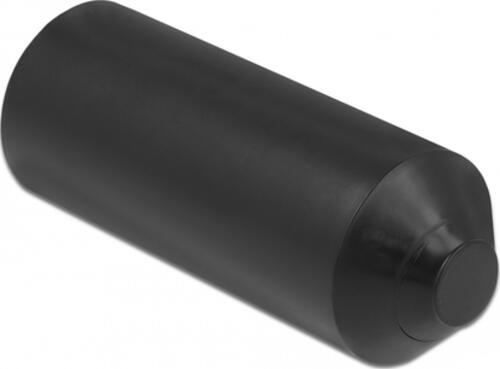 DELOCK Endkappen mit Innenkleber 90x30mm 2 Stück schwarz