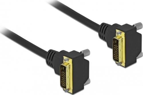 DeLOCK 85897 DVI-Kabel 1 m DVI-D Schwarz