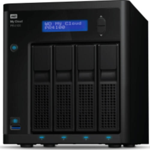 Western Digital My Cloud Pro PR4100 NAS Desktop Ethernet/LAN Schwarz N3710