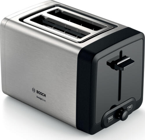 Bosch TAT4P420DE Toaster 2 Scheibe(n) 970 W Schwarz, Silber