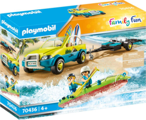 Playmobil FamilyFun Strandauto mit Kanuanhänger