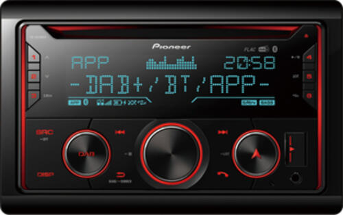 Pioneer FH-S820DAB Auto Media-Receiver Schwarz 200 W Bluetooth