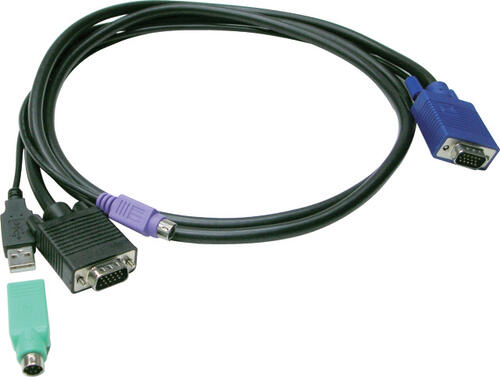 EFB Elektronik K5381.3 Tastatur/Video/Maus (KVM)-Kabel Schwarz 3 m