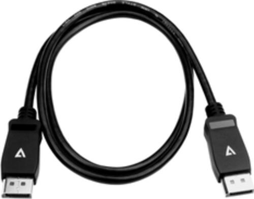 V7 Videokabel Pro DisplayPort (m) auf DisplayPort (m), schwarz, 1 m