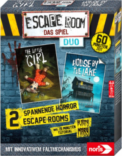 Noris Escape Room Duo Horror Brettspiel Reisen/Abenteuer