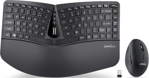 Perixx PERIDUO-606 Tastatur Maus enthalten RF Wireless Schwarz
