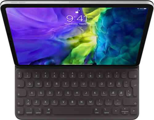Apple MXNK2DK/A Tastatur für Mobilgeräte Schwarz QWERTY Dänisch